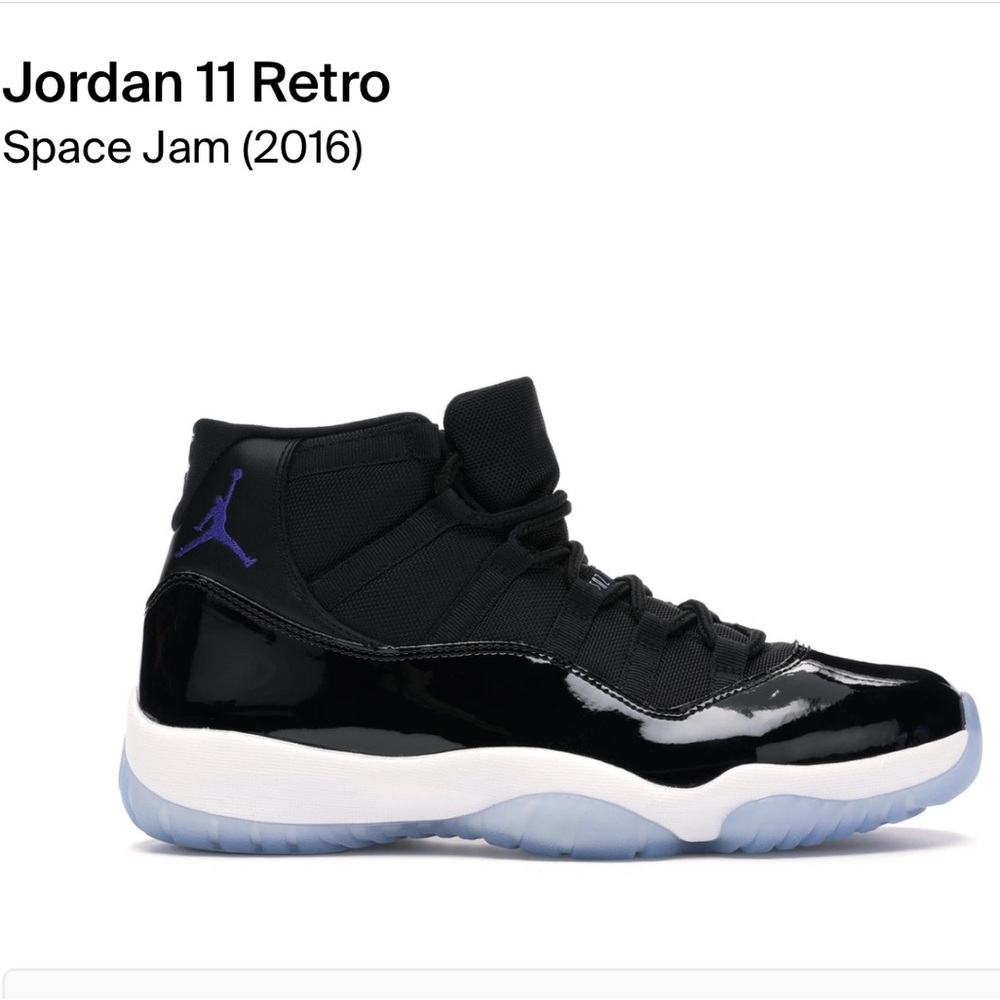 Jordan 11 Retro Space jam (2016) mens size 8